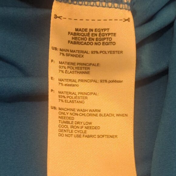 Adidas Golf Mens 3XL Solid Blue Performance Polo Shirt - Picture 9 of 9